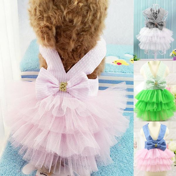 

dog apparel cute pet clothes cat princess dress supplies wedding party skirt xs-2xl