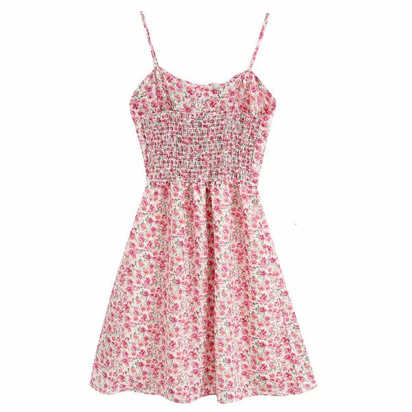 

dresses summer new slimming ins pastoral style vintage print dress with strapless and halter female, Black;gray