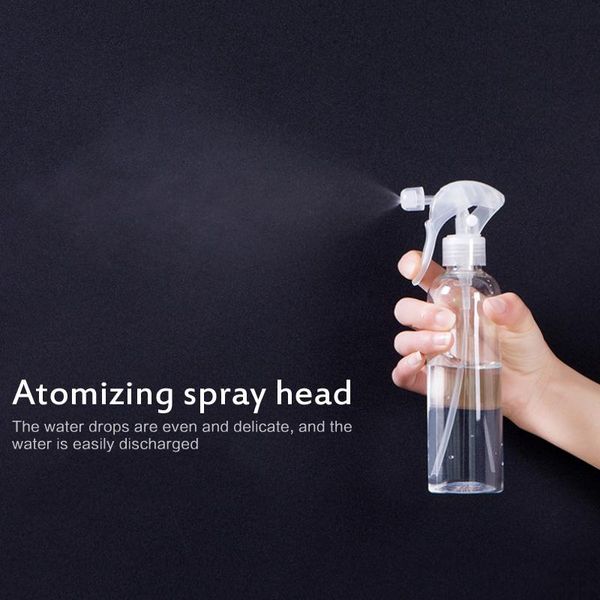 

plastic mist spray bottle transparent haircut portable makeup moisture atomizer fine sprayer bottles hairdressing tools storage & jars