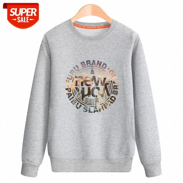 

hong kong style trend printing sweater men's casual loose pullover couple junior high school students #rn8f, Black