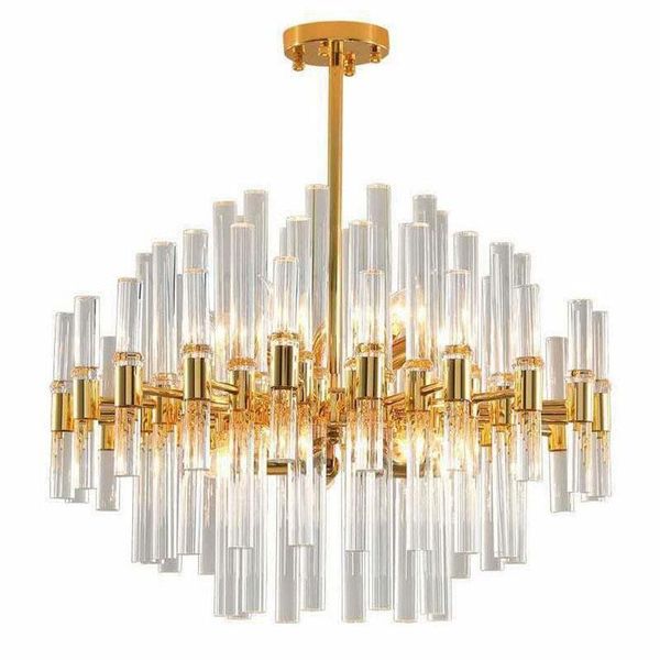 

chandeliers luxury design modern chandelier led lights round dnning bedroom living room lamp gold