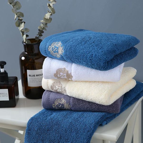 

towel bath pure cotton five star el embroidery 32 shares increase thickening export daily necessities