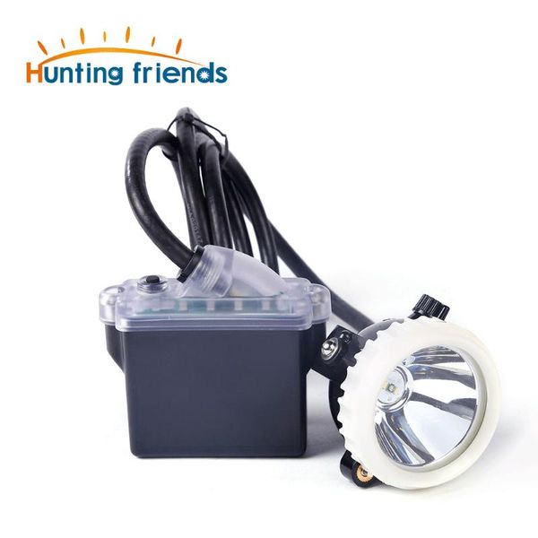

headlamps mining headlight 1+2 led miner lamp 18650 battery waterproof explosion proof cap