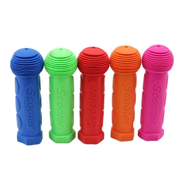 

bike handlebars &components rubber grip handle handlebar grips cover anti-skid bicycle tricycle skateboard scooter for child kids blue red