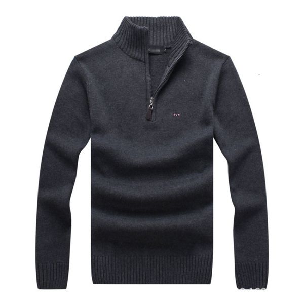 

men's sweater park turtleneck zipper pure-colour clothes pullover eden male -3xl plus size autumn winter pull homme 201125, White;black