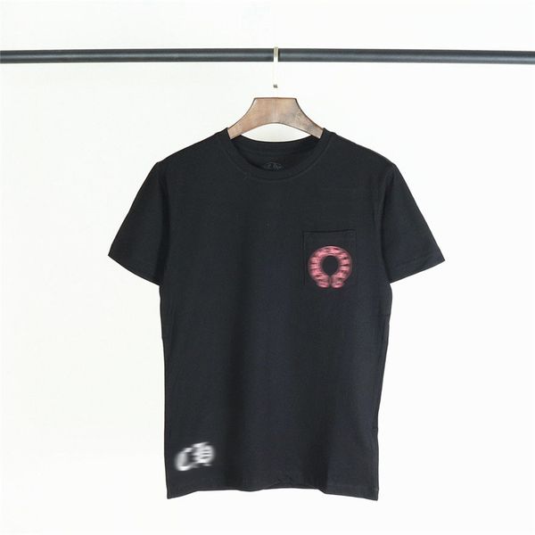 

designers t shirts mens for men summer mens t shirt fashion tide shirts letter print casual men women crew neck european american printing t, White;black