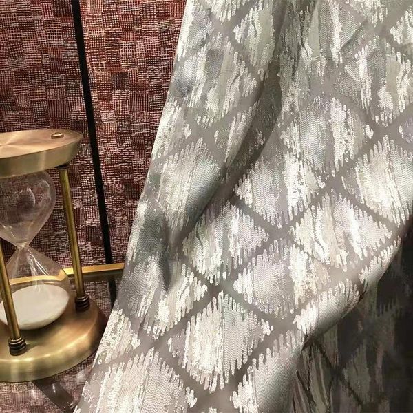 

curtain & drapes modern curtains for living dining room bedroom fashion jacquard light luxury and atmospheric floor-to-ceiling