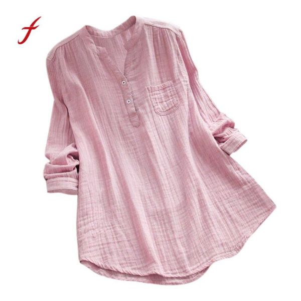 

women's blouses & shirts long sleeve casual loose tunic shirt blouse women stand collar lady blusas elegant korean clothes roupas femi, White