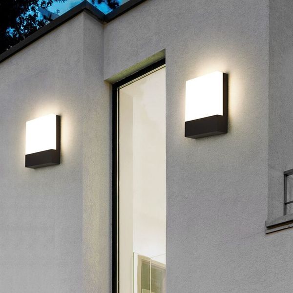 

wall lamp modern highly transparent creative,for outdoor corridor balcony community residential 18w size: 160 * 200mm material aluminum