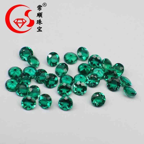 

selling synthetic emerald ring without mottle and crack, Black