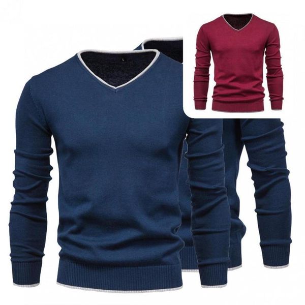 

men's sweaters streetwear simple warm knitting sweater autumn winter pullover slim for vacation, White;black