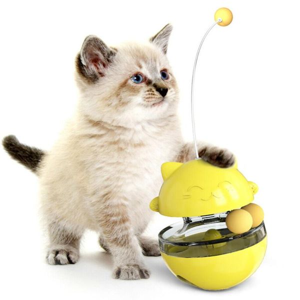 

cat toys cats toy funny pet training tool leaking ball educational tumbler pets