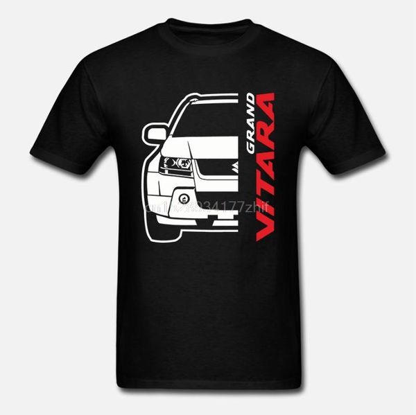 

summer cool funny t-shirt japan motorcycle grand vitara 4x4 off road men's t-shirts, White;black
