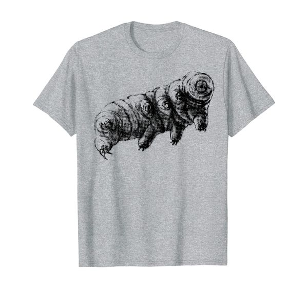 

men/women science t-shirt 'tardigrade a.k.a. water bear', White;black