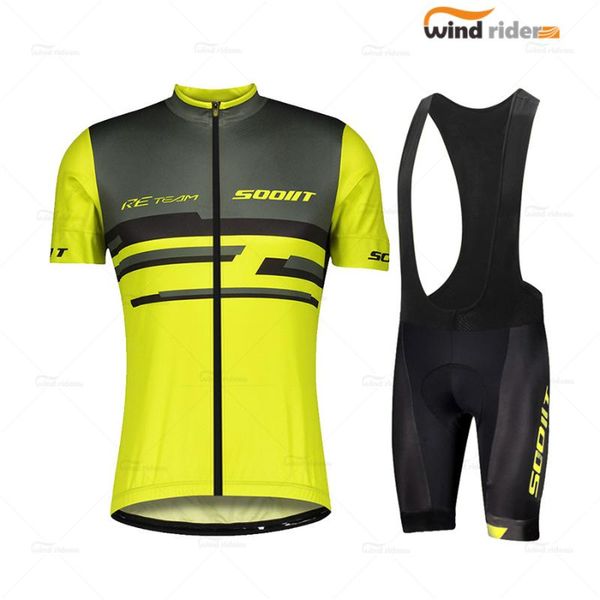 

men short sleeve jersey set 2021 scottes rc summer road cycle clothing outdoor pro team ropa de ciclismo hombre quick-dry racing sets, Black;blue