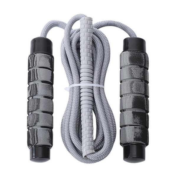 Springseile Seil zur Reduzierung von Fett Gewichtsverlust Fitnessgeräte mit Schaumstoffgriffen 3M verstellbare Baumwollschnur Indoor Outdoor YS-BUY