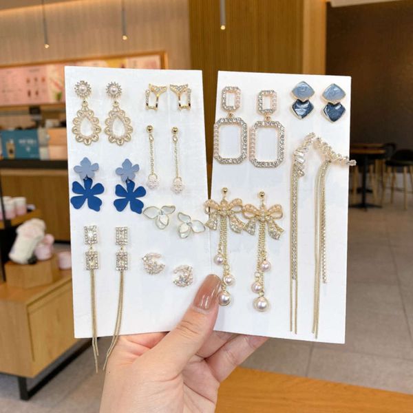 

new pearl and earrings, Black