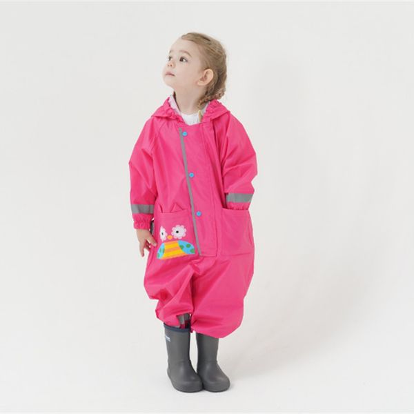 

riancoatkidshoodedjacketwindandwaterproofraincoatforgirlsboysmasktheraincoatisdurablechubasqueroparanios, Red;brown