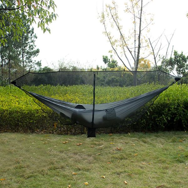 

camp furniture hammock mosquito repellent net camping sleeping tourist hanging chair outdoor tent swing bed mesh cover