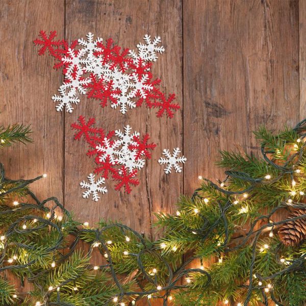 

christmas decorations 200pcs snowflake nonwovens tree ornaments confetti