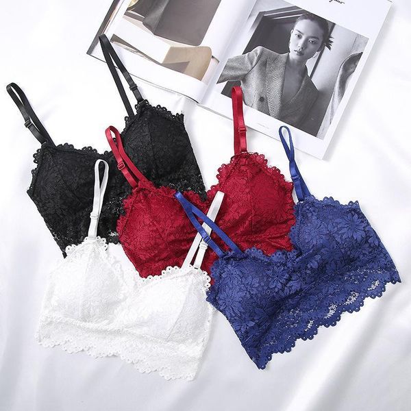 

gym clothing sports bras for women seamless lace breathable anti-sweat padded running fitness workout yoga bra sport, White;black