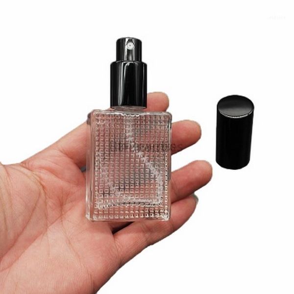 

storage bottles & jars 100pcs 30ml empty glass spray bottle perfume with fine mist sprayers for essential oil