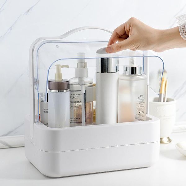 

makeup organizer storage box drawer deskcosmetic sundries boxes & bins
