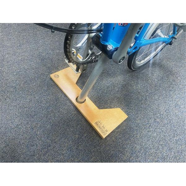 

folding bike parking rack for brompton wood steel bottom car & truck racks