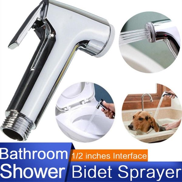 

bath accessory set 1pcs stainless steel handheld toilet bathroom bidet sprayer shower head water nozzle spray sprinkler accessories