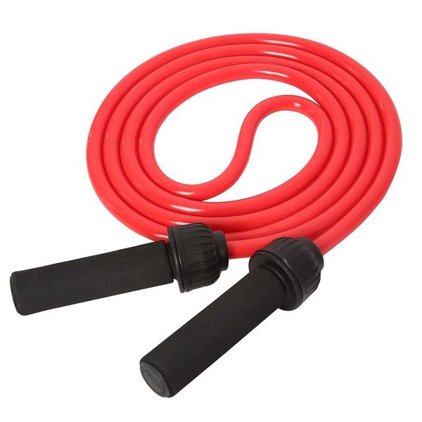 

jump ropes weighted rope 14mm diameter heavy with memory non-slip cushioned foam grip handles for fitness workouts endurance