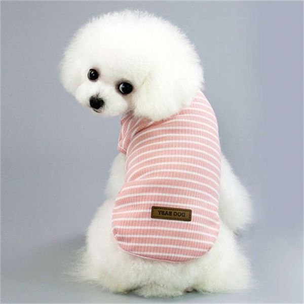 

dog clothes spring and summer striped vest pet teddy vip than xiong bomei miniature dog thin