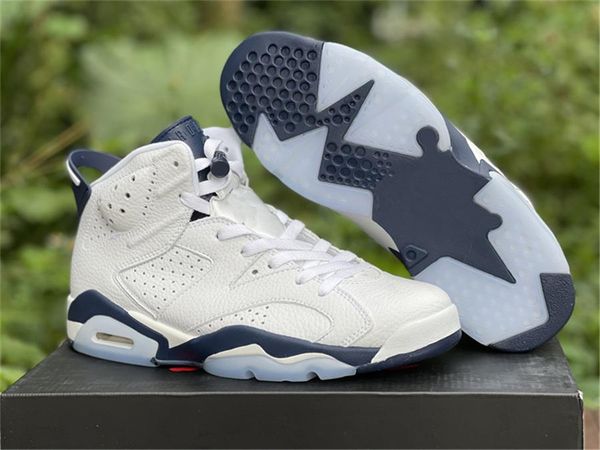 

shoes authentic 6 midnight navy 6s white ct8529-141 sports sneakers outdoor original