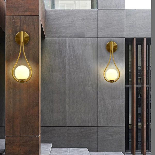 

wall lamps lamp led bed interior light external sconce metal glass fixture decorations dedroom lighting living room for home restauran