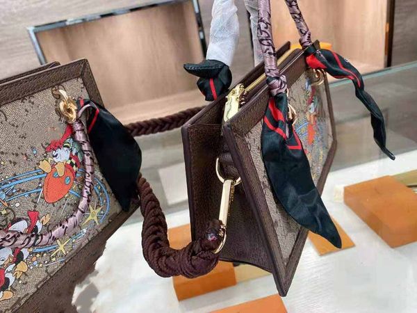 

pink sugao letter handbag two pcs set for girl women handbags shoulder bags 3color avaliable brand bag famous style g110, Black