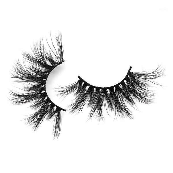 

25mm 3d mink hair lashes natural layered false eyelashes handmade dramatic long fake wimpers wholesale1
