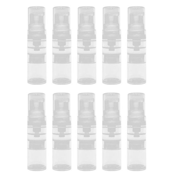 

storage bottles & jars 10pcs empty spray bottle 5ml transparent cosmetics plastic travel perfume atomizer sub-bottle