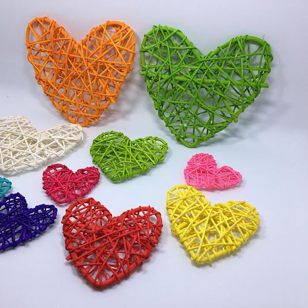 

artificial straw love wedding decorative flower wreath home christmas decor rattan ball diy curtain hanging accessories flowers & wreaths