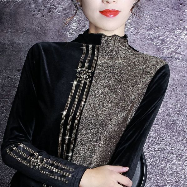 

tracksuits half turtleneck. diamonds. female shirts. sleeves. spring., Gray