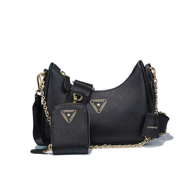 

2022 newfranch fashion starbags multifunctional female travel straddle shoulder leather hand