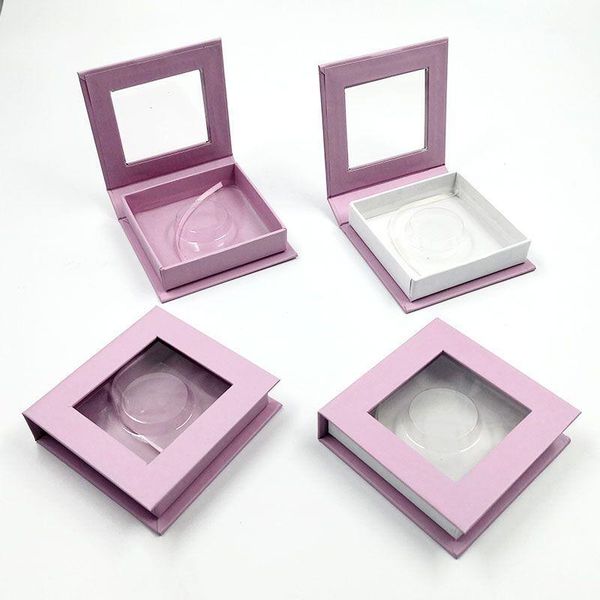 

wholesale 10pcs eyelash packaging box lash boxes custom logo 25mm mink eyelashes faux cils magnetic marble case empty1