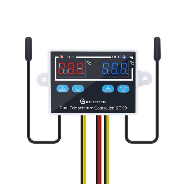 Digitaler Thermostat für Inkubator 12 V 24 V 110 V 220 V Temperaturregler Regler Steuerschalter Thermoregler 10 A 220 VAC 210719