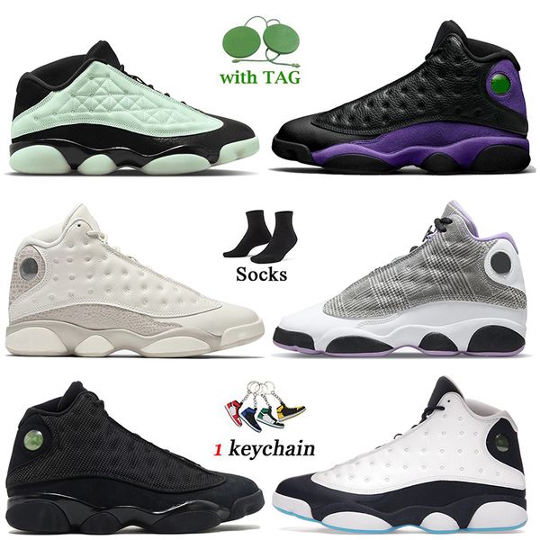 

authentic fashion jumpman 13 men women basketball shoes singles day houndstooth 13s mens trainers court purple phantom black cat obsidian al
