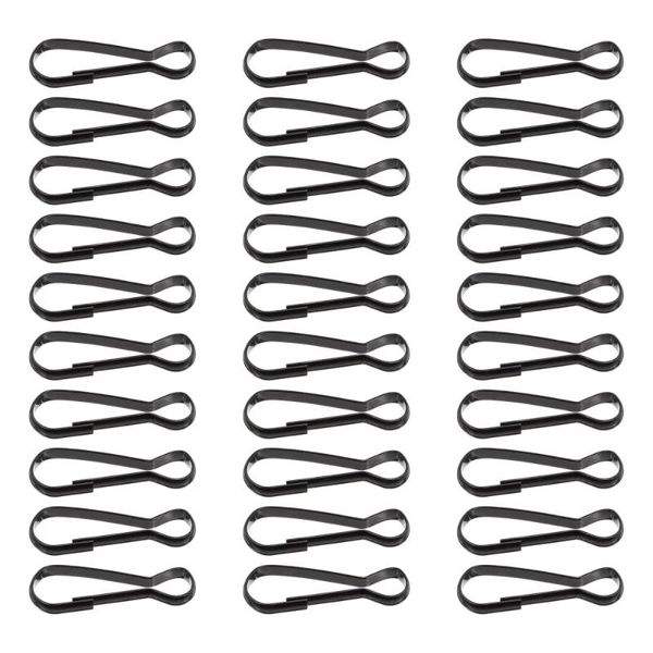 

hooks & rails 100pcs key chain carabiner ring clip snap backpack keychain