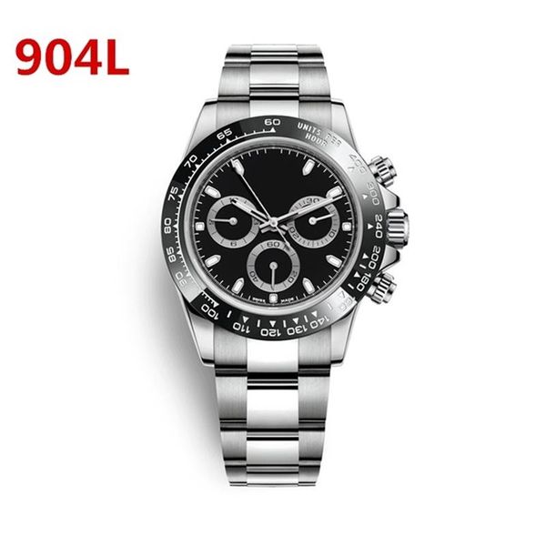 

wristwatches 904l luxury mens watch waterproof automatic mechanical watches ceramic bezel sapphire crystal stainless steel, Slivery;brown