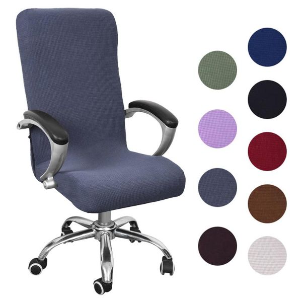 

s/m/l office stretch chair covers anti-dirty rotating computer seat cover removable slipcovers for chairs