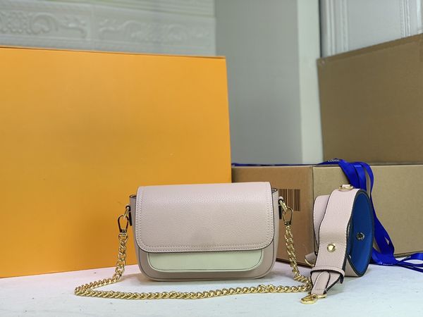 

genuine leather handbag comes with box woc chain bag women luxurys fashion designers bags female clutch classic girl handbags
