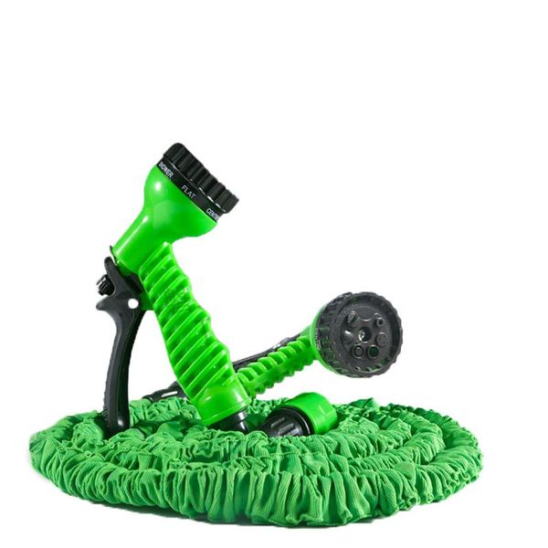 

watering equipments 25ft-100ft tpe magic flexible and expandable water hose car wash pipe with 7 functions gun