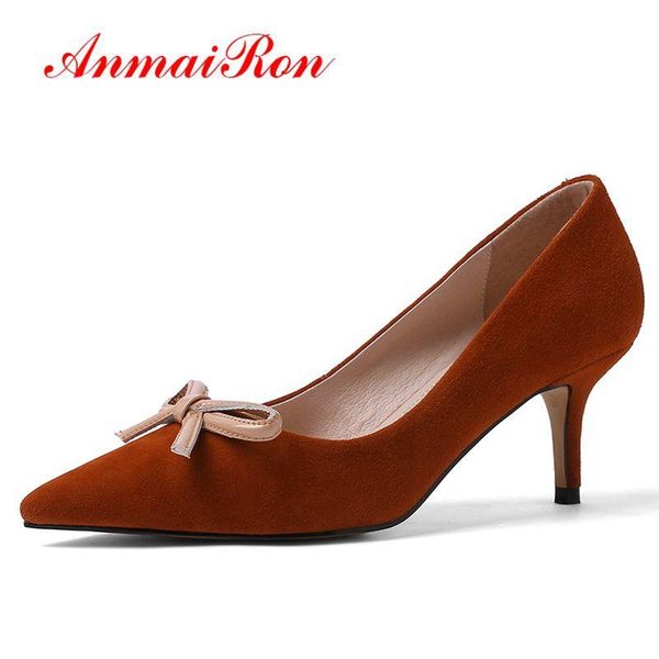 

kid suede pointed toe casual zapatos de mujer women high heel pumps basic shoes woman size 34-39 ly1408 dress, Black