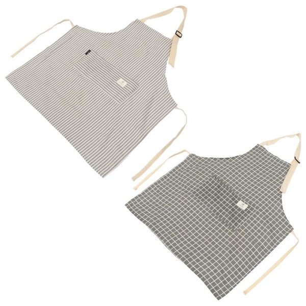 

aprons 2pcs adjustable chef apron wiping hands with pocket for and men