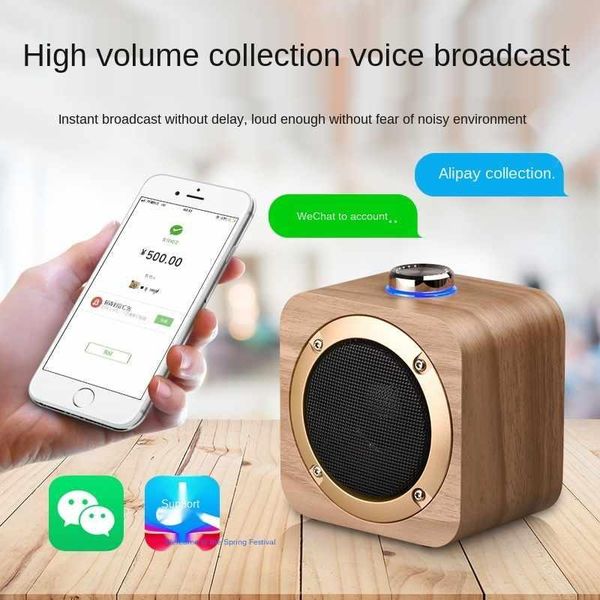 

wooden wireless bluetooth speaker creative knob iron net3inch high-power audio support twsgift in stock portable speakers